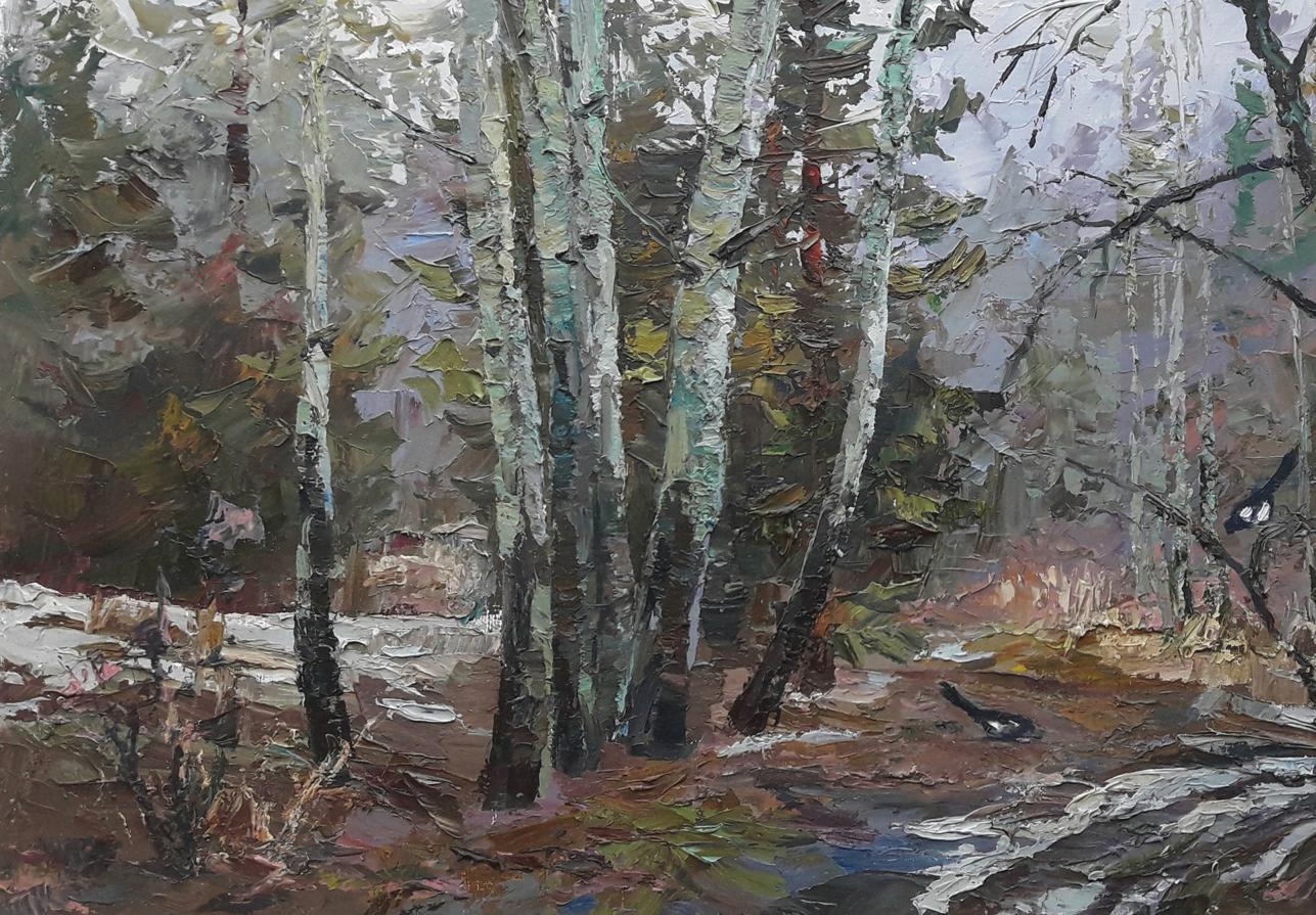 Oil painting Magpie / Serdyuk Boris Petrovich