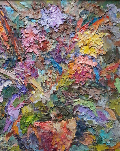 Oil painting Flower rhapsody Serdyuk Boris Petrovich