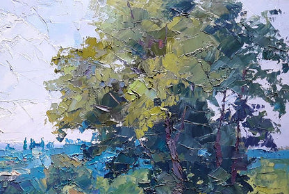 Oil painting Landscape tricks Serdyuk Boris Petrovich