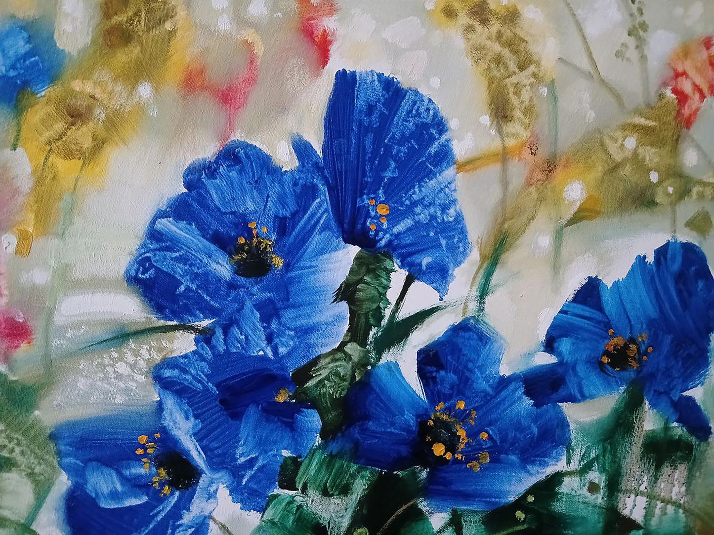 Abstract oil painting Morning dew Anatoly Tarabanov