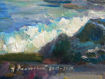 Oil painting Crimea. After rain Anatoly Kymnatny