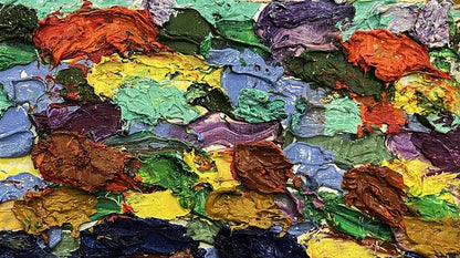 Abstract Oil painting colors Oleksiy Dakhnenko