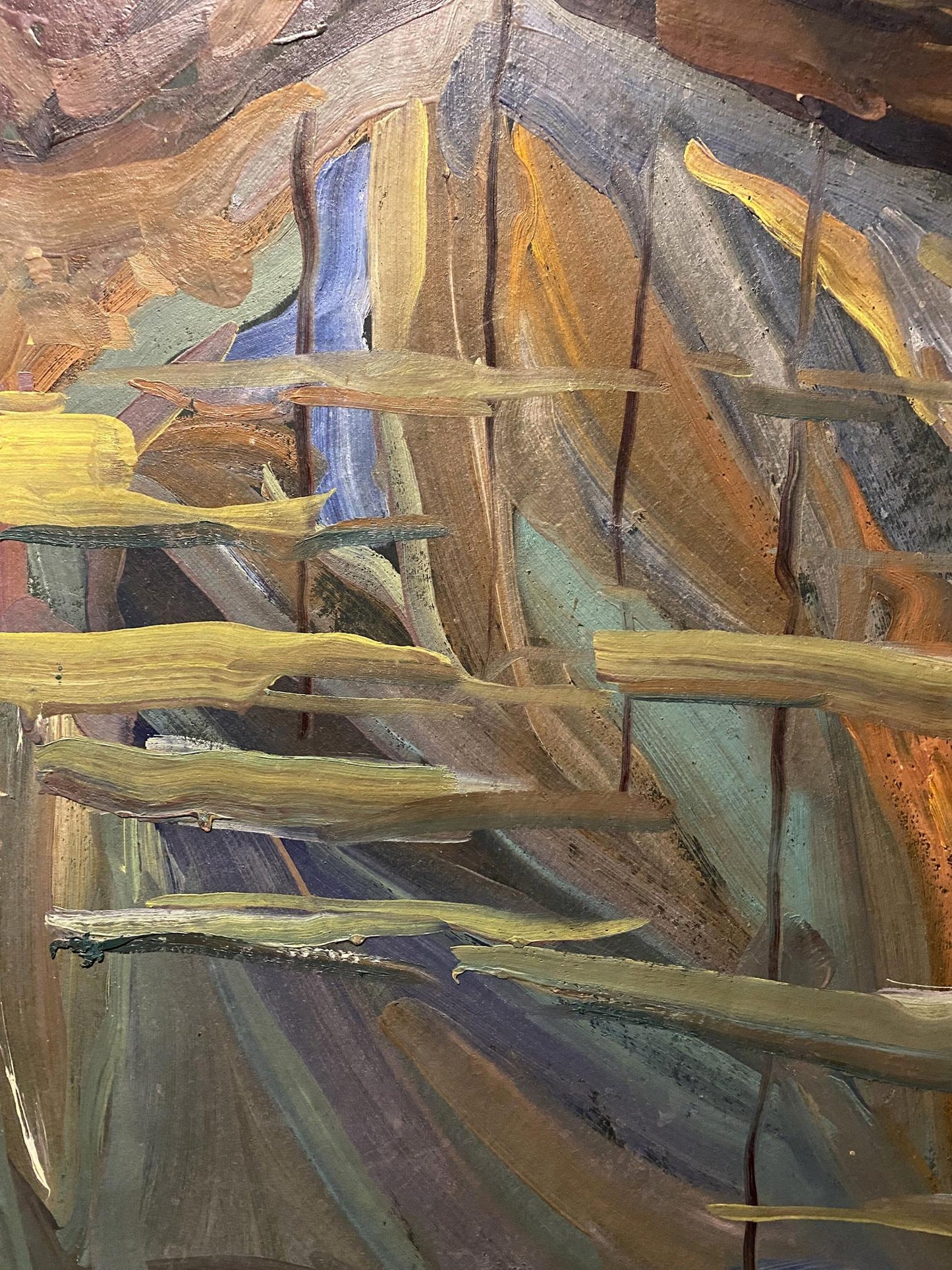 Oil painting Study in the Fog Mykola Reznik