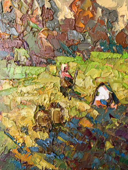 5 Oil painting Village days Oleksiy Ivanyuk