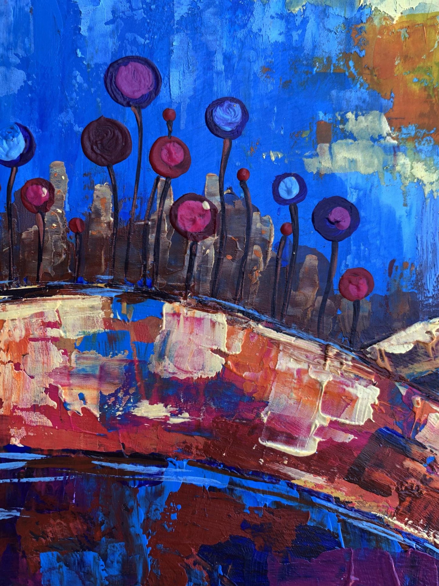 Oil painting A chidhood dream V. Zadorozhnya