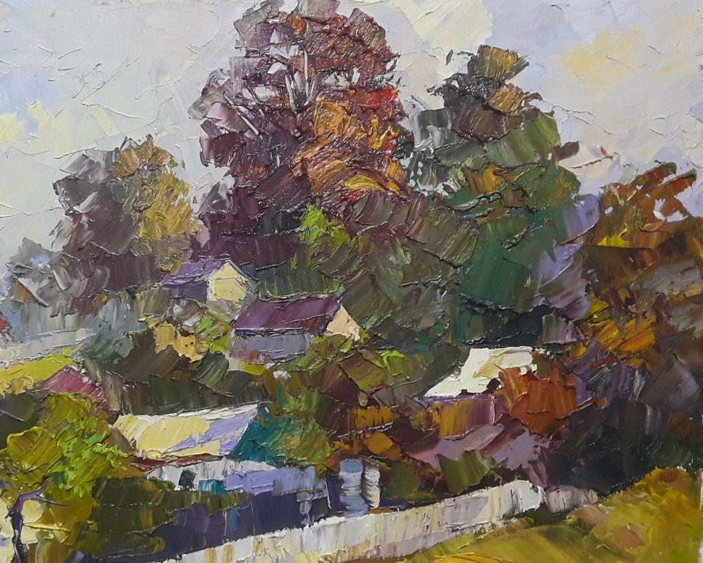 Oil painting October day Serdyuk Boris Petrovich №SERB 520