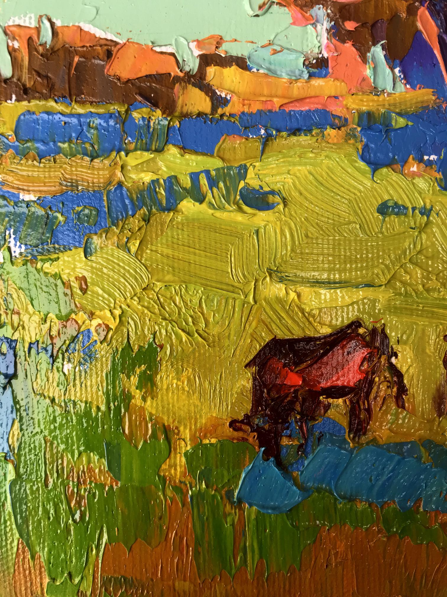 Oil Painting Morning Nature Landscape 