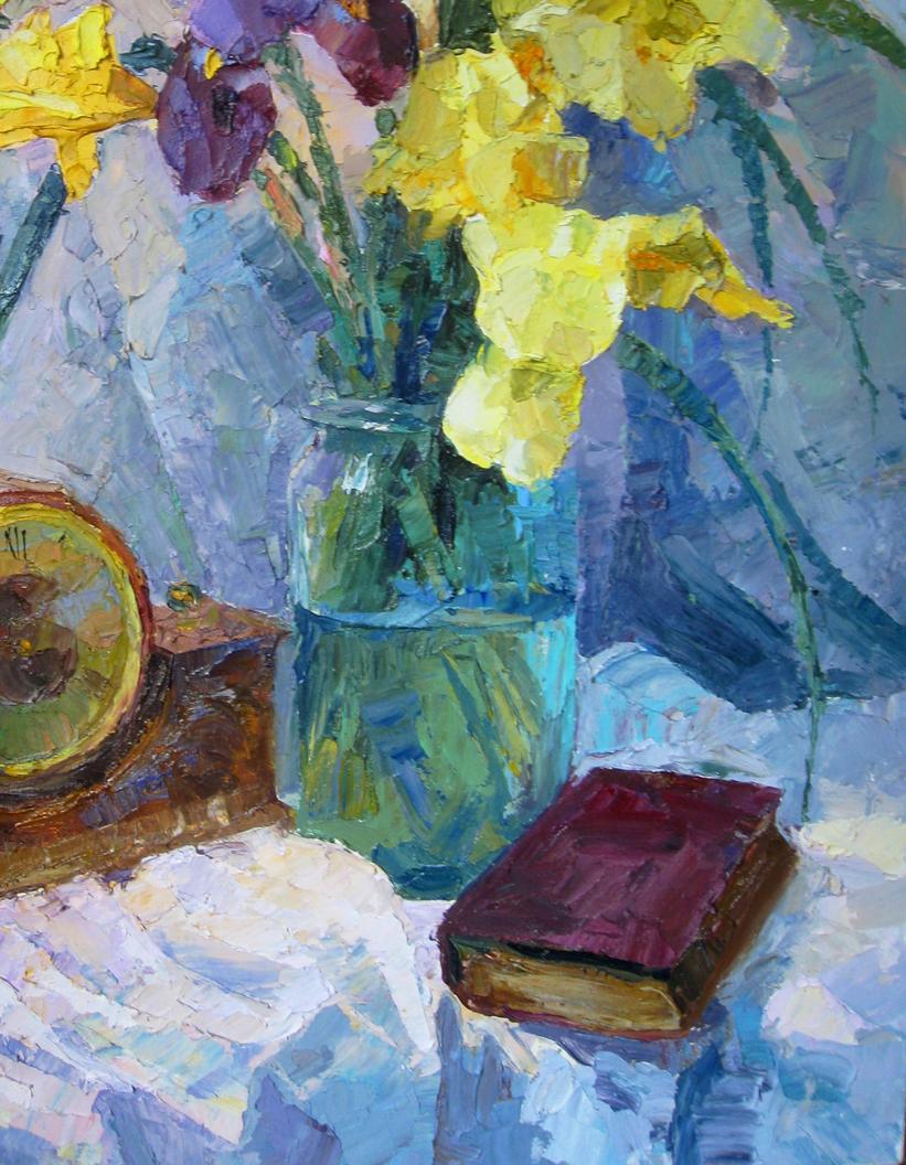 Oil painting Irises Serdyuk Boris Petrovich №SERB 88