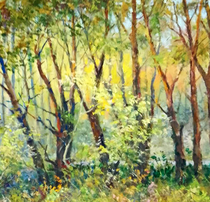 Oil painting Blooming forest Anatolii Duhnevich
