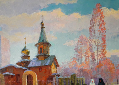Oil painting Winter day Serdyuk Boris Petrovich №SERB 557