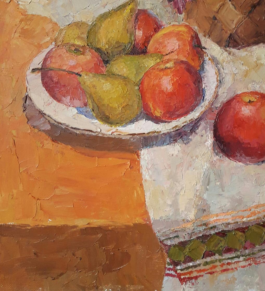 Oil painting Autumn still life