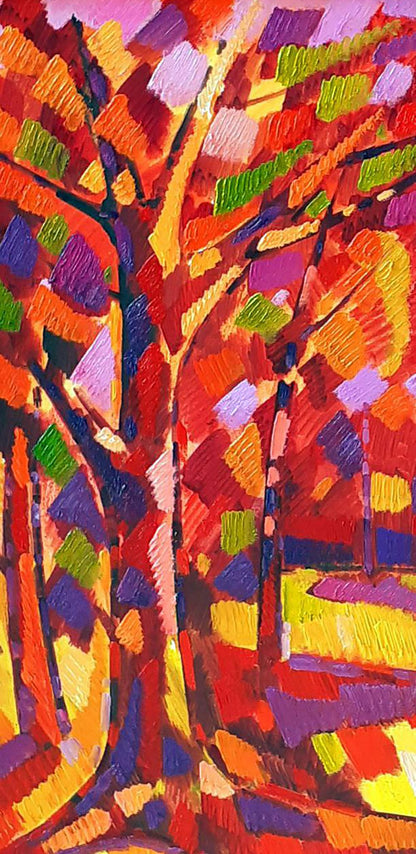 Oil painting Autumn Peter Dobrev