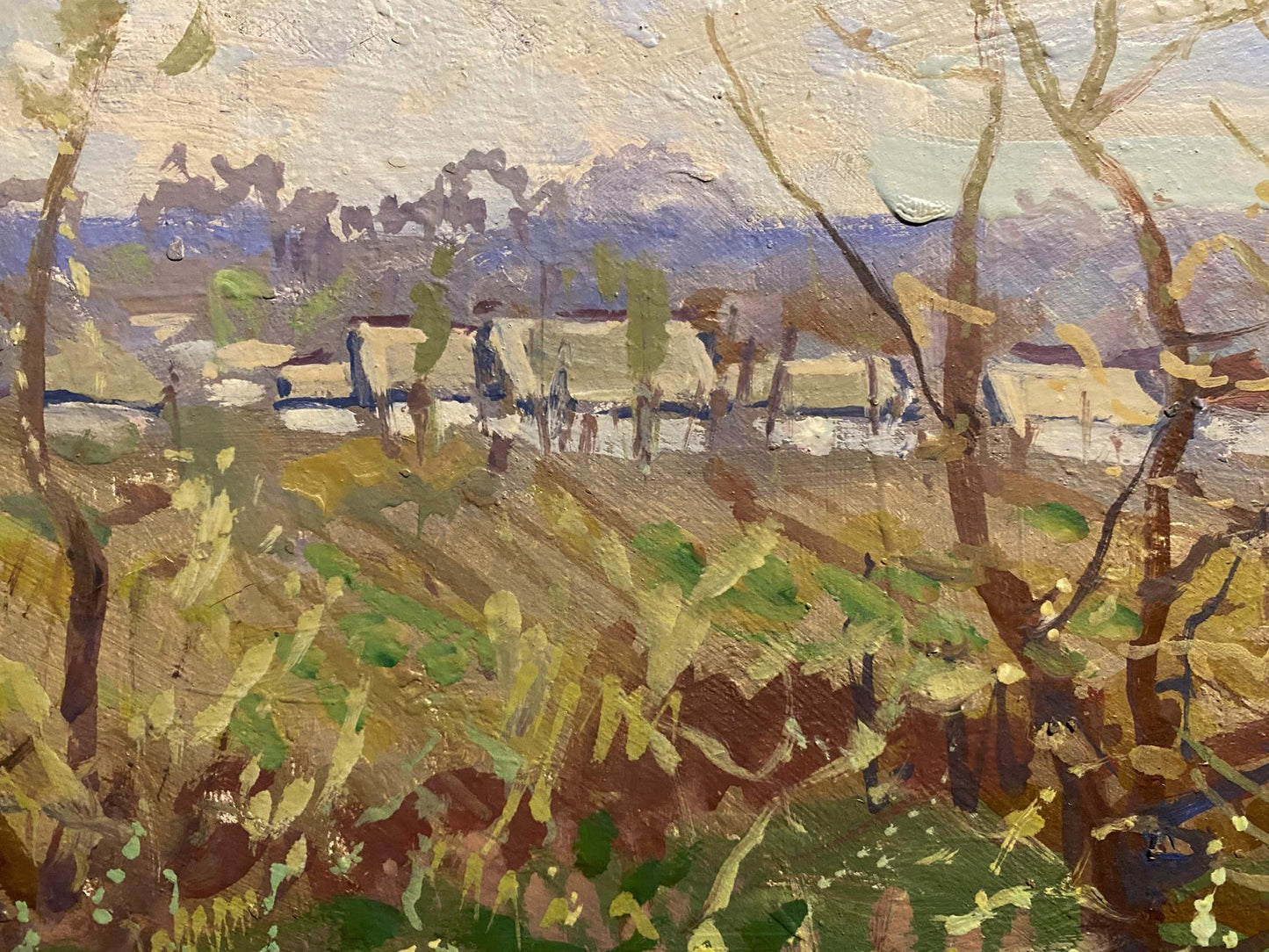 Oil painting Young days Georgy Kolosovsky