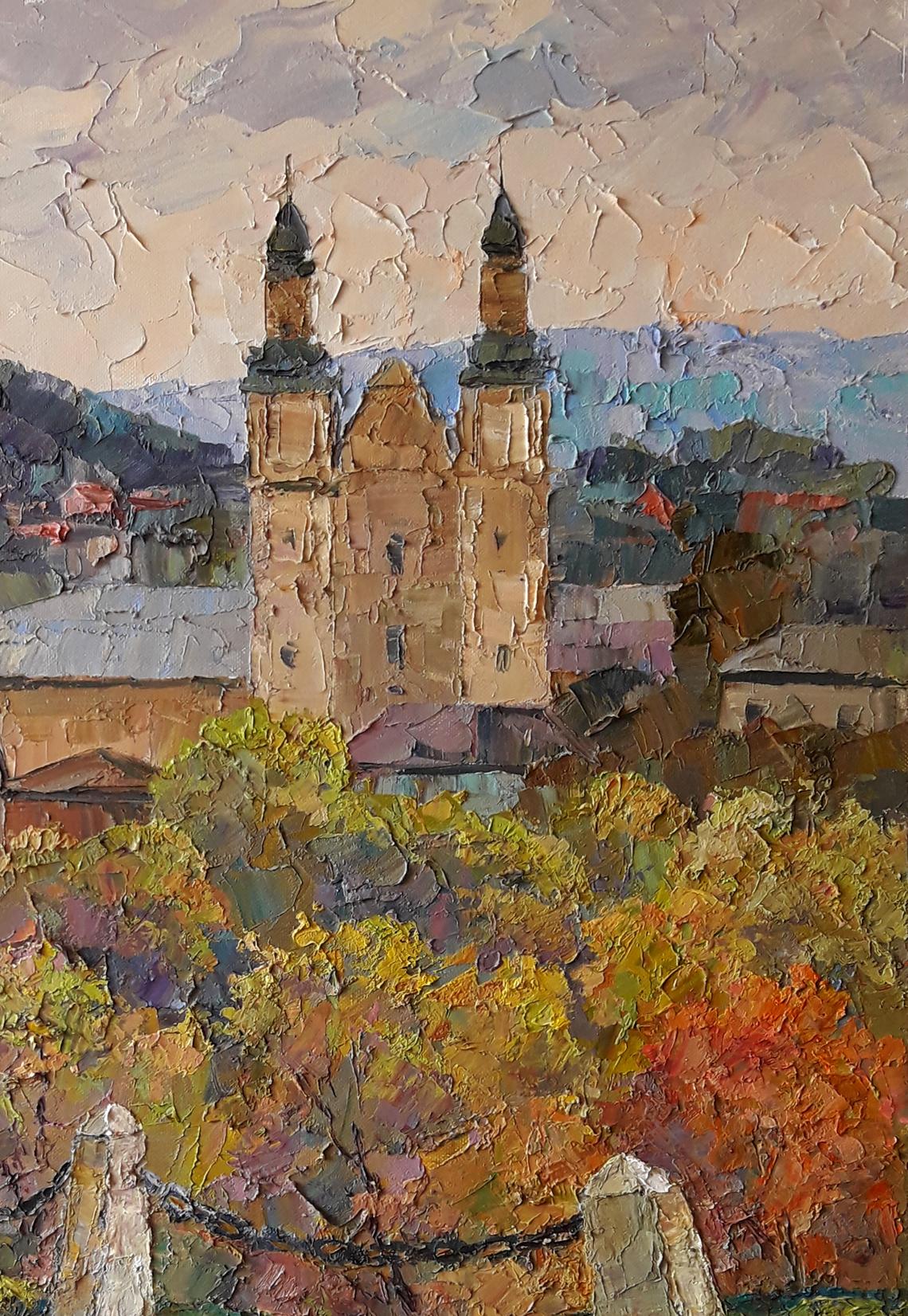 Oil painting Church in Zbarazh Serdyuk Boris Petrovich
