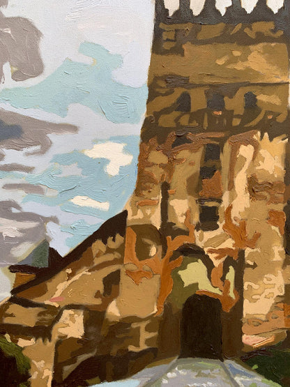Oil painting Impregnable fortress Oleksandr Gukalov