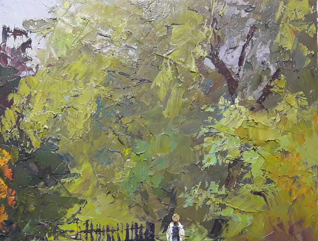 Oil painting Walk Serdyuk Boris Petrovich