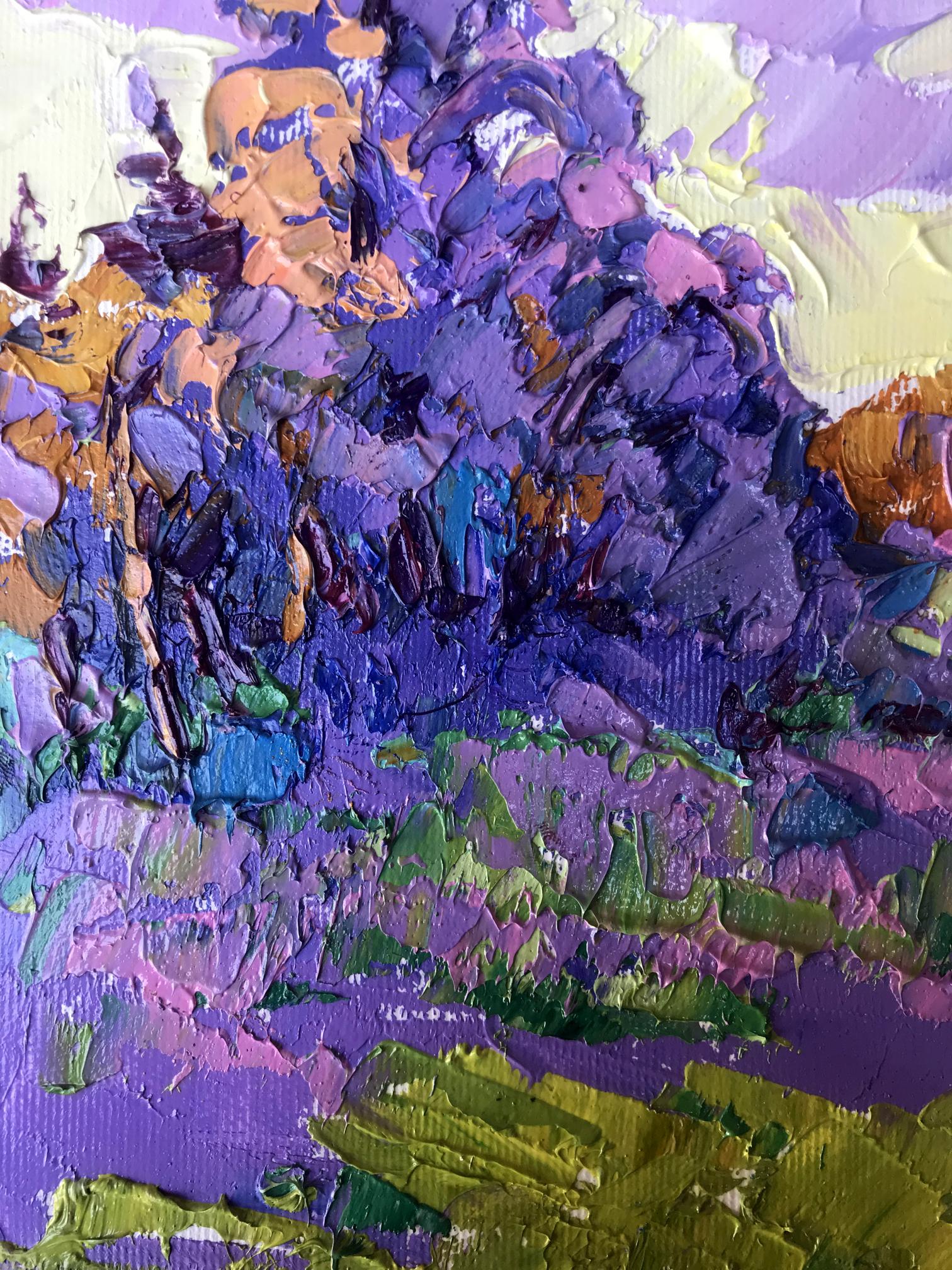 Oil Painting Summer Nature Landscape 