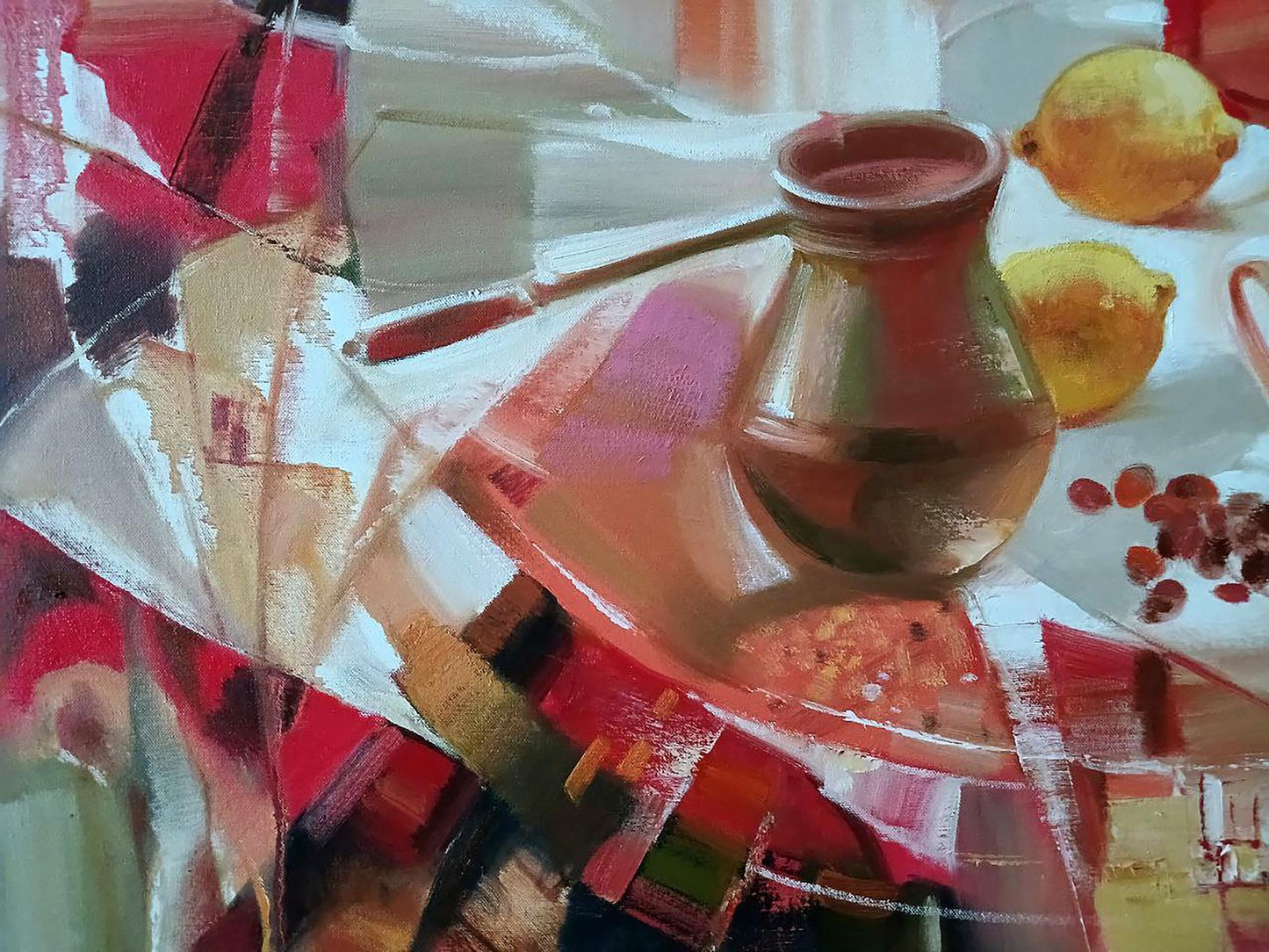Abstract oil painting Delicious coffee Anatoly Tarabanov