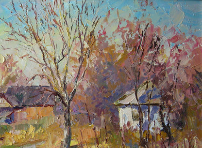 Oil painting The last rays Serdyuk Boris Petrovich