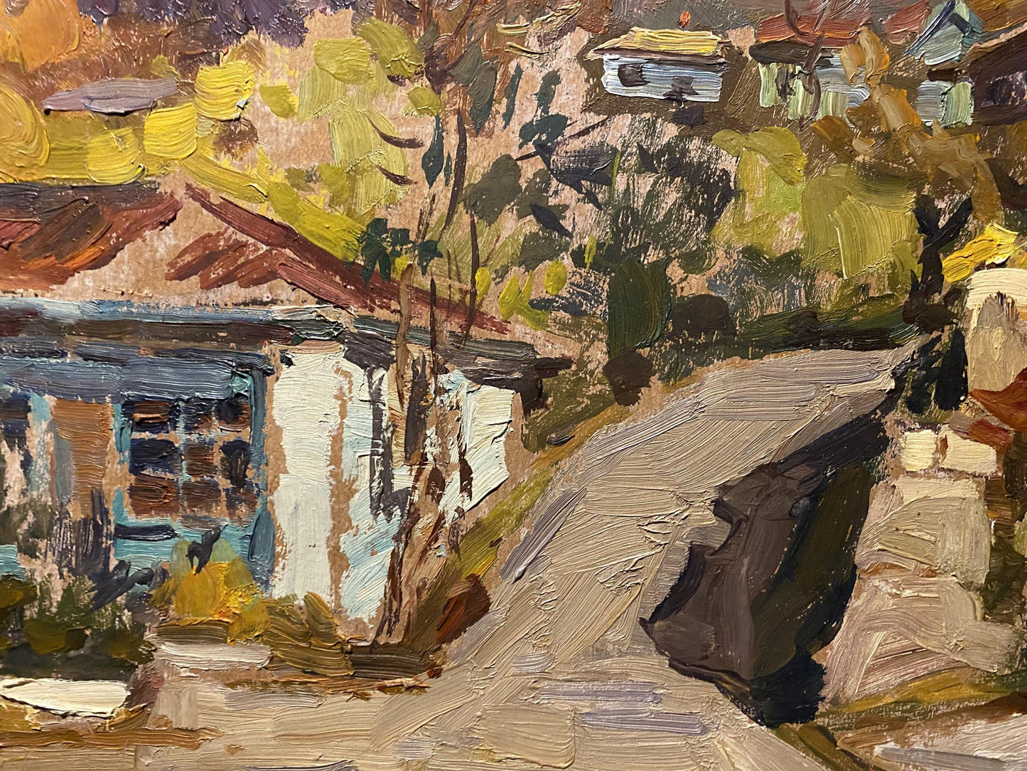 Oil painting Street in Bakhchisarai Mikhail Kobylenkov