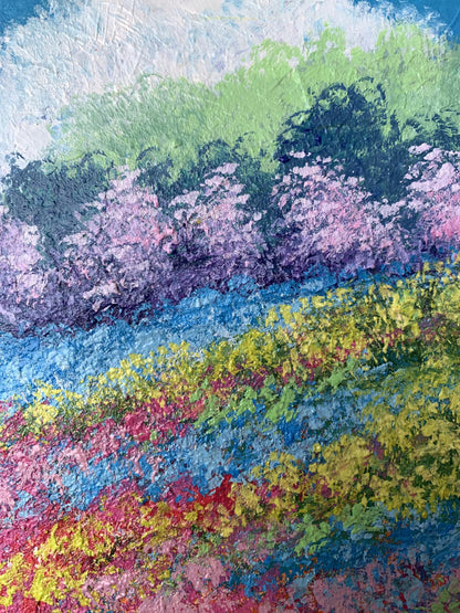 Oil painting Flower meadows V. Zadorozhnya
