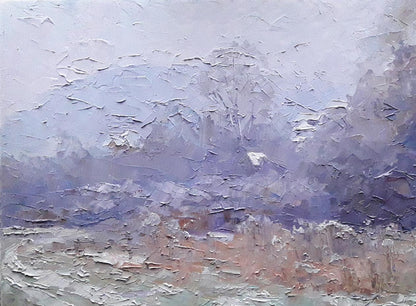 Oil painting Lacy winter Serdyuk Boris Petrovich