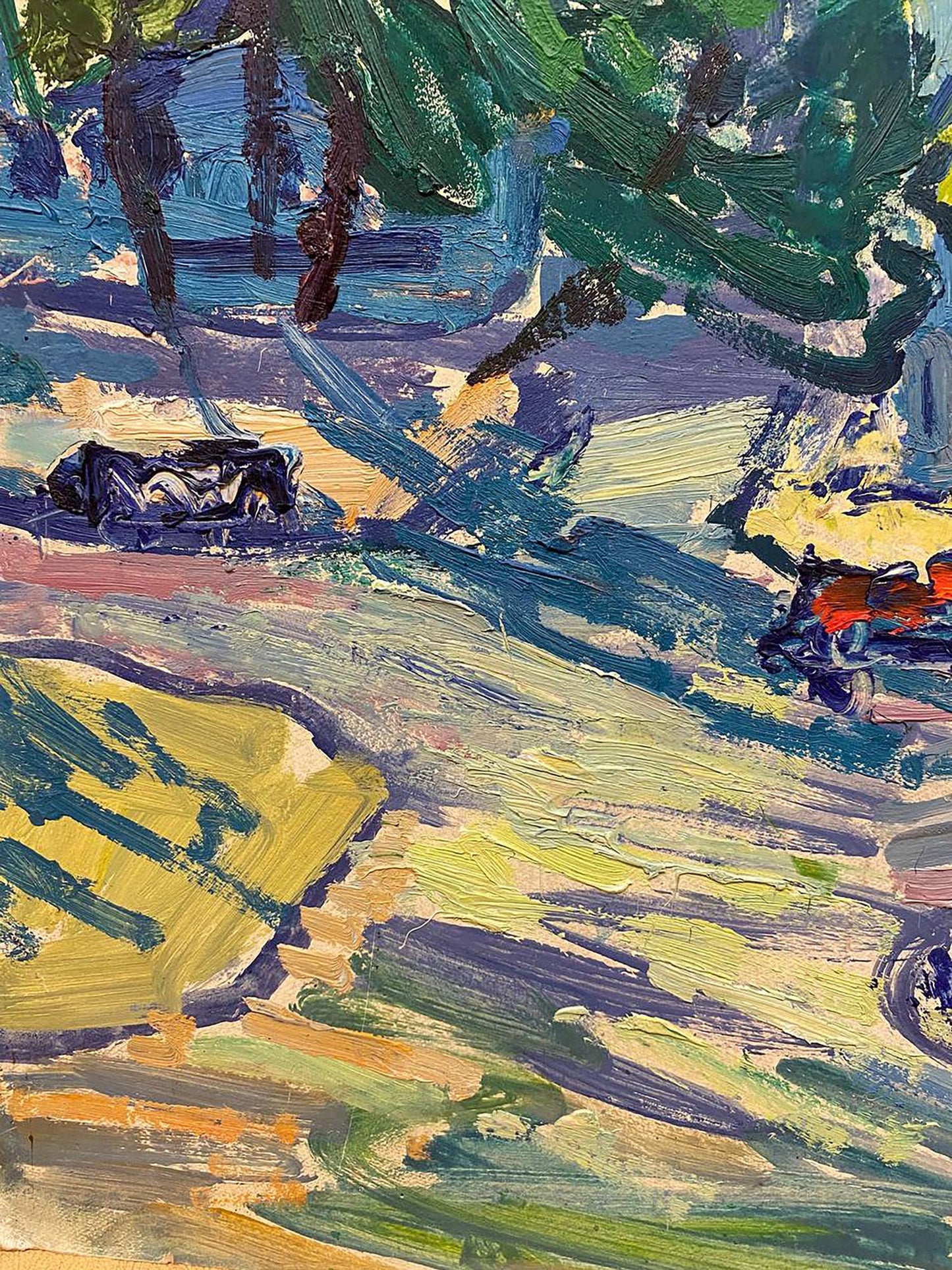 Oil painting Road in Crimea Glushchenko Alexander Nikolaevich