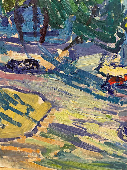 Oil painting Road in Crimea Glushchenko Alexander Nikolaevich