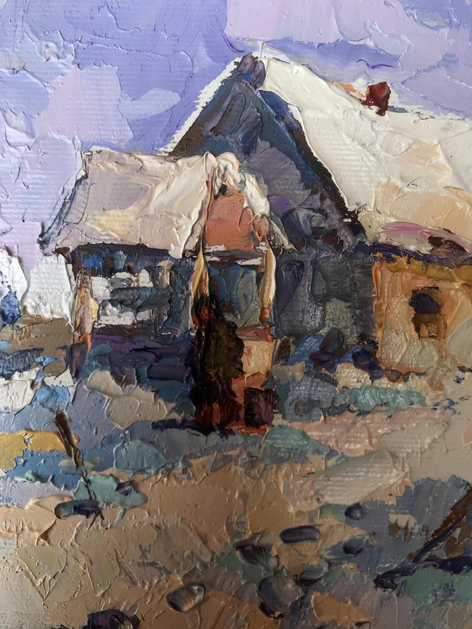 Winter Village landscape 