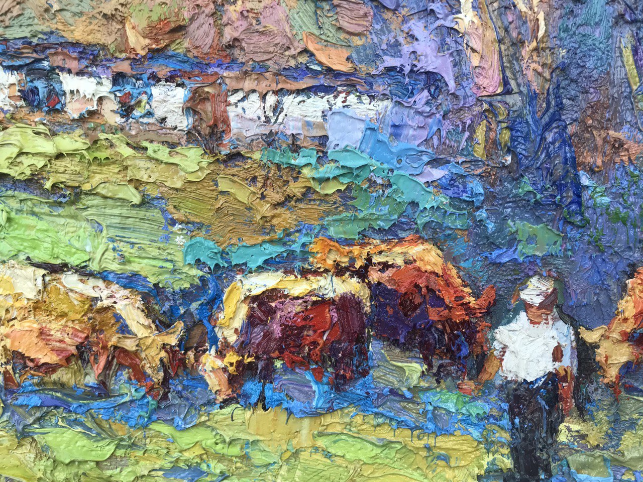 Village landscape Art 