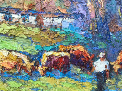 Village landscape Art 