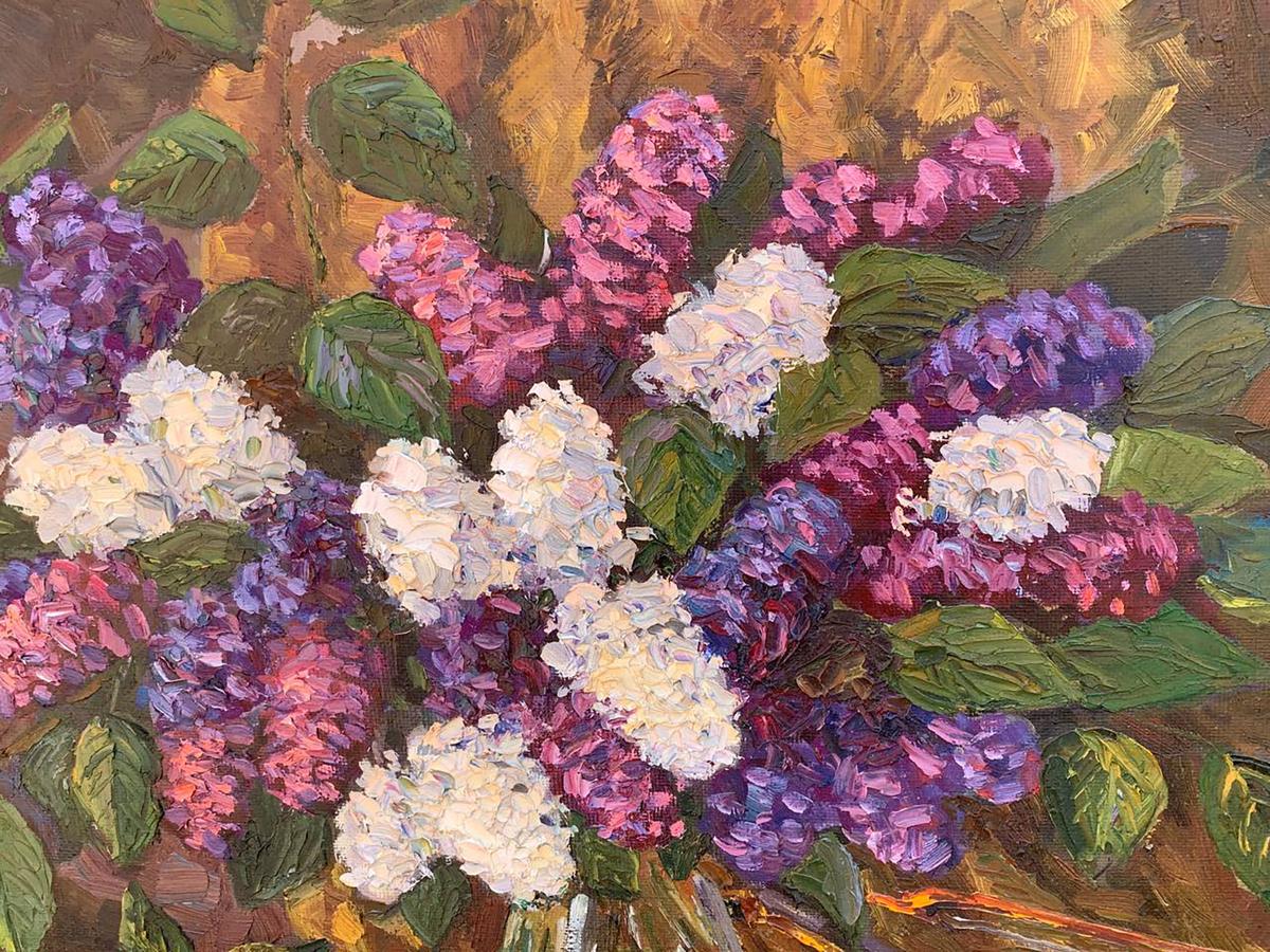 Oil painting Lilac sonnet Sergey Pivtorak
