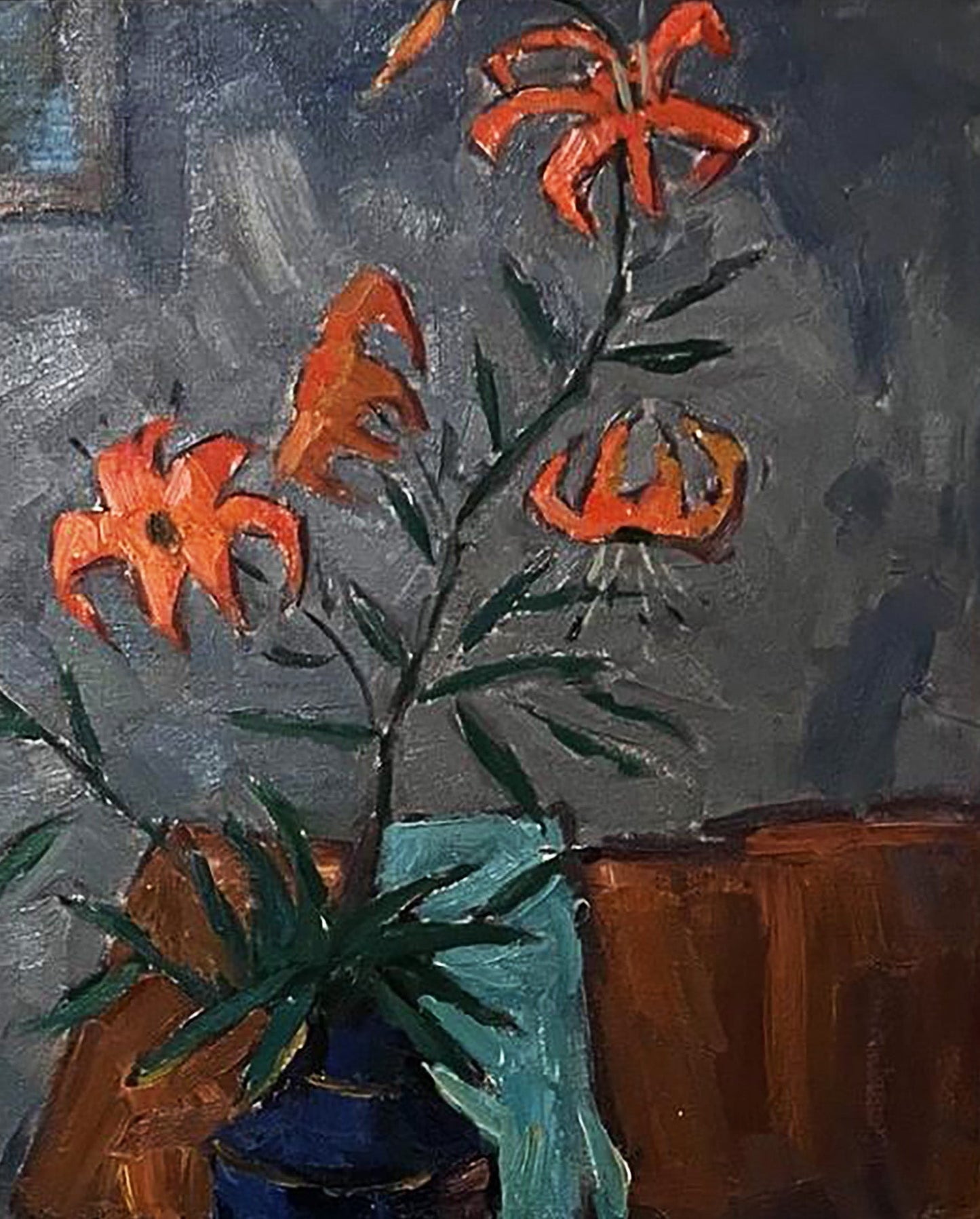 Oil painting Lilies Oleksandr Andreev