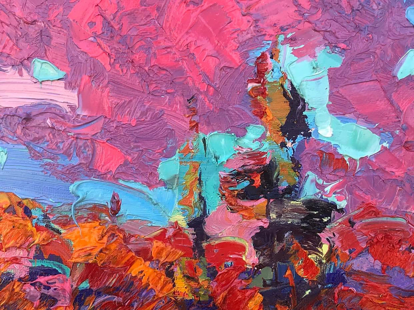 Village landscape Art 