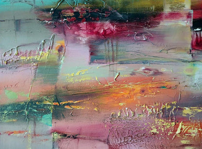 Abstract oil painting Evening Anatoly Tarabanov