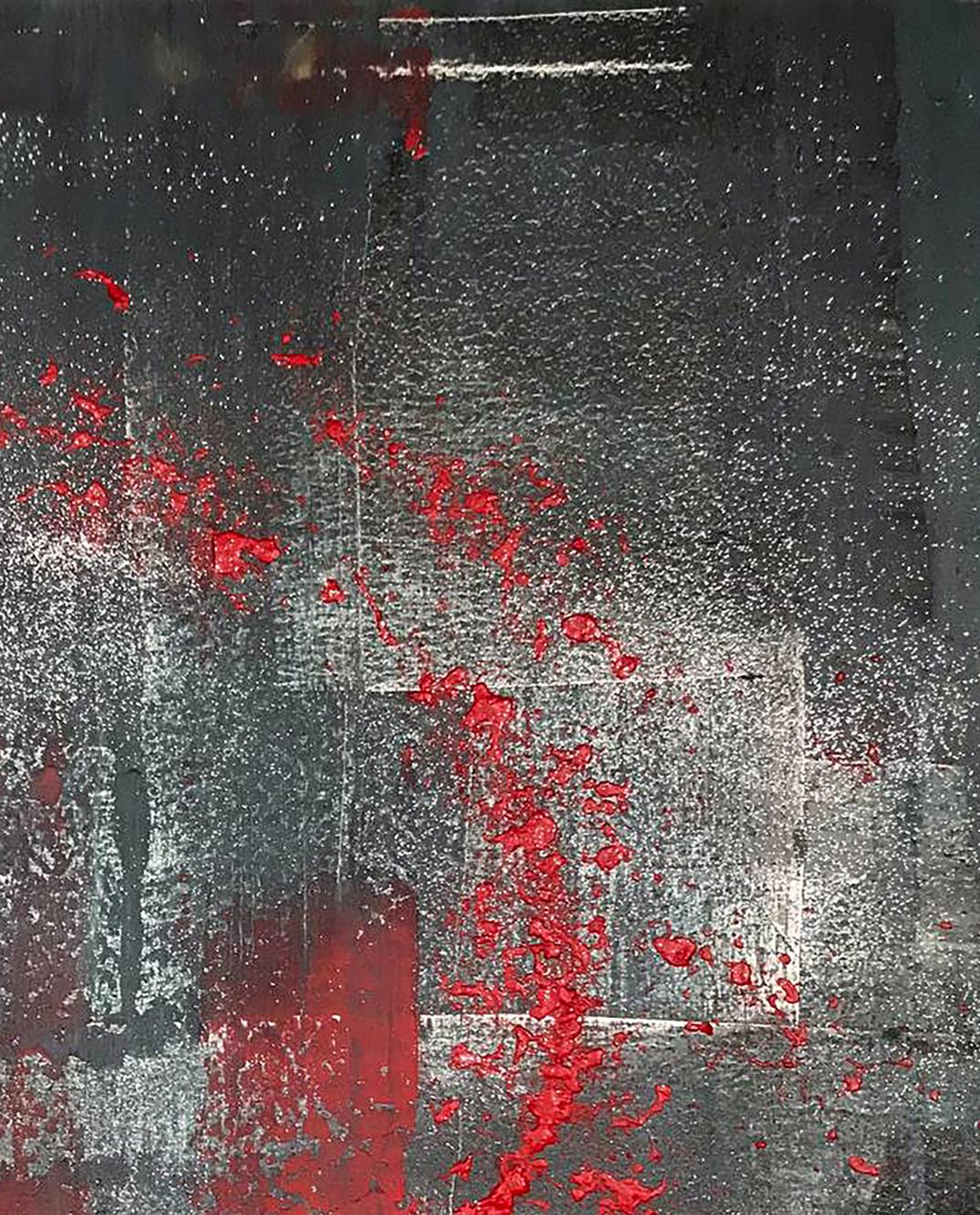 Acrylic painting Night melody Olga Melezhik