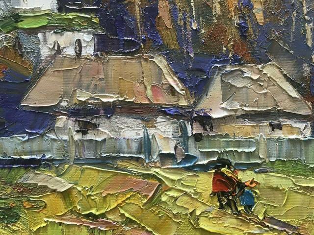 Village landscape Art 