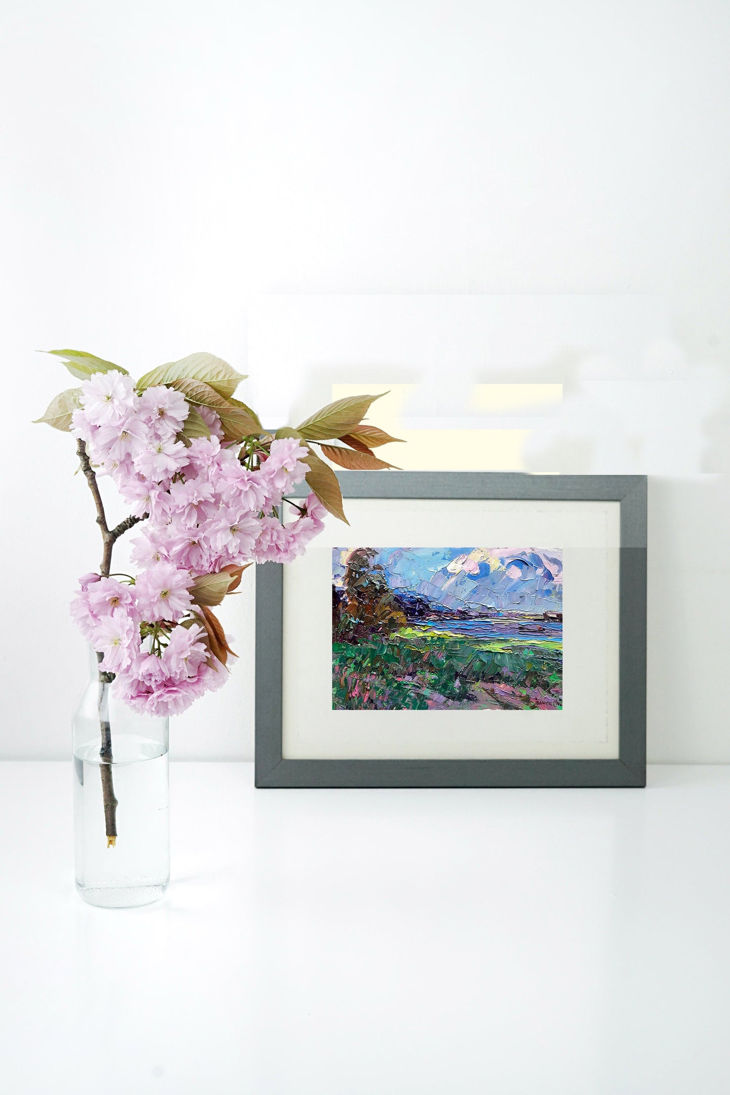 In oil, Alex Ivanyuk illustrates a day with strong winds