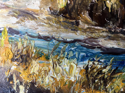 Oil painting Autumn days Unknown artist