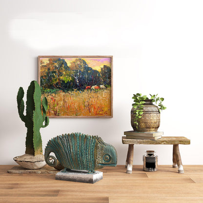 Oil painting evening 