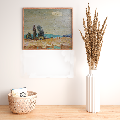 Oil painting Sunny day