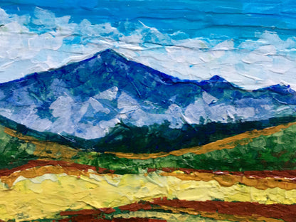 Oil painting Mountain view V. Zadorozhnya