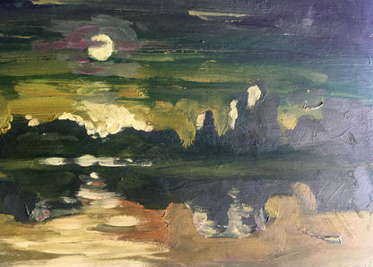 Oil painting Closer to the night Svetlana Gramm