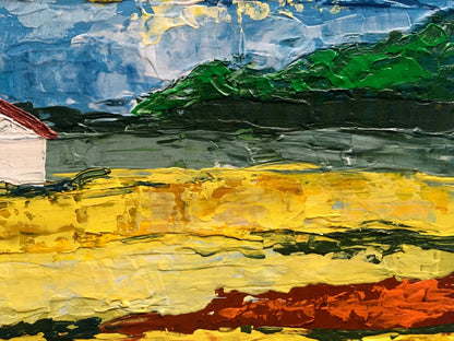 Oil painting House by the coast Zadorozhnya V. V.