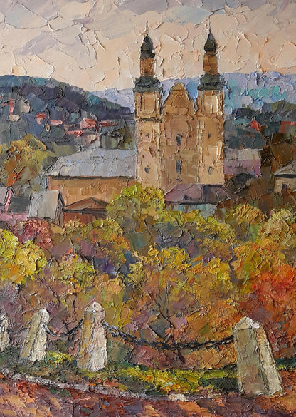 Oil painting Church in Zbarazh Serdyuk Boris Petrovich