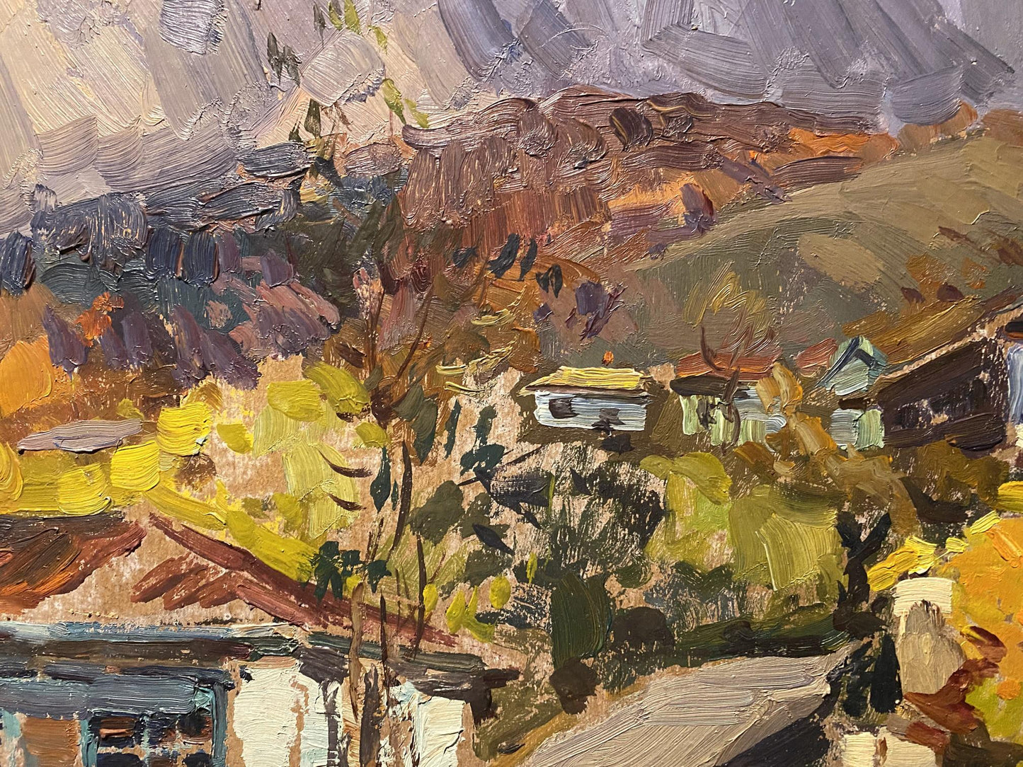 Oil painting Street in Bakhchisarai Mikhail Kobylenkov