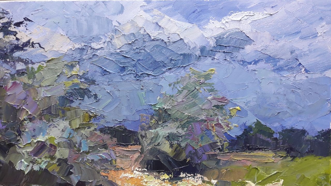 oil painting Before the rain Serdyuk Boris Petrovich №SERB 768