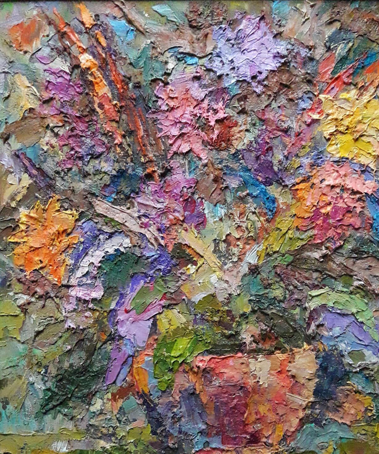 Oil painting Flower rhapsody Serdyuk Boris Petrovich