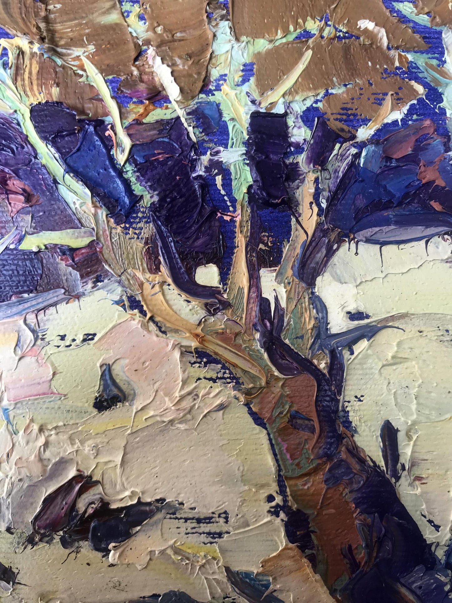 Oil Painting Nature Landscape Village landscape Art 
