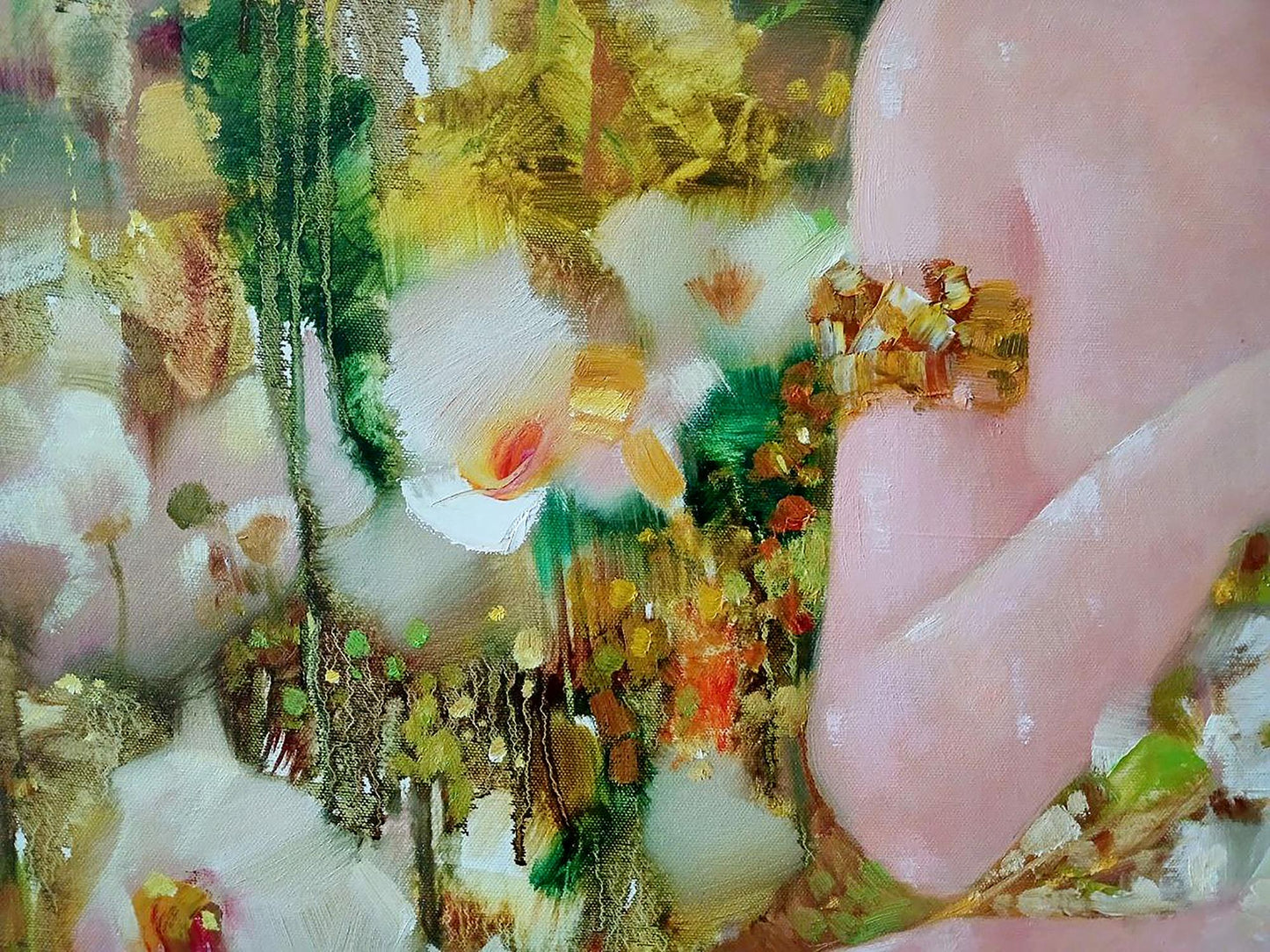 Abstract oil painting Eve Anatoly Tarabanov